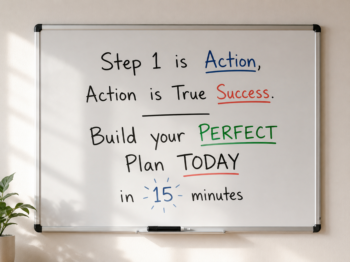 Step 1 is action