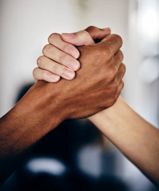 Hands together